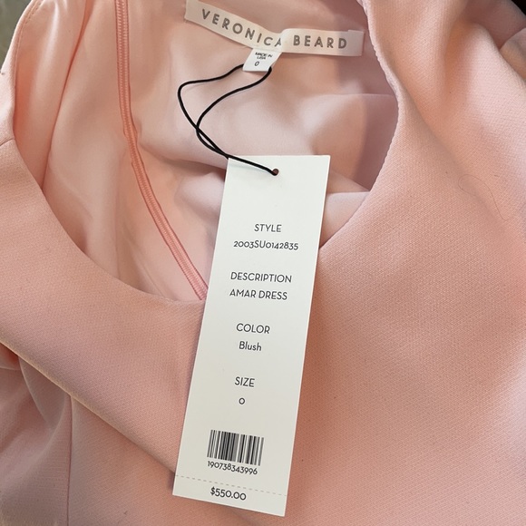 NWT Veronica Beard Blush Amar Dress, Sz 0 - Picture 6 of 8